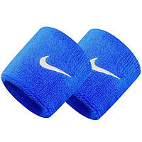 Напульсник Nike SWOOSH WRISTBANDS 2 PK синий топ