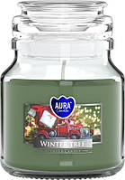 Свічка ароматизована зимове дерево 10 см (snd71-348)