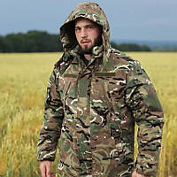 Водоотталкивающая тактическая куртка рип-стоп, военная куртка Undolini Patriot на синтепоне