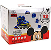 Комплект роликів Disney Mickey Mouse із захистом і шоломом з PU колесами, що світяться, р34-37, фото 7