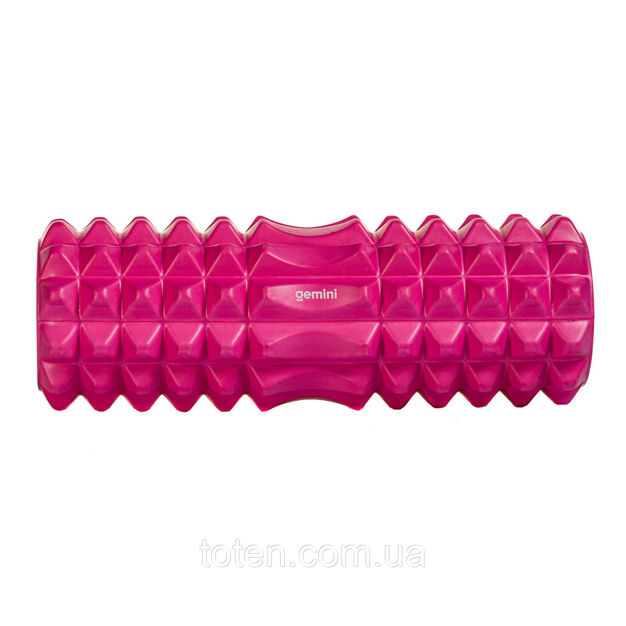 Роллер для занять йогою та пілатесом Gemini Hard G0007-33PINK 33см*12,5см топ, фото 1