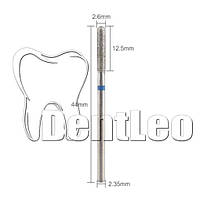 БОР АЛМАЗНИЙ СИНІЙ 2,6 ММ Х 12,5 ММ - В019