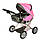 Коляска для ляльки 65826, 65 см висота ручки, алюмінієвий корпус, знімна люлька-переноска, фото 3