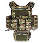Плитоноска 2ARMOR з плитами 2 клас ДСТУ 8782:2018 Cordura 1000D з напашником MultiCam, фото 4