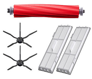 Комплект для робота-пилососа Xiaomi RoboRock S7 ( S702-00 S752-02 ) S7 MaxV Black ( S752-00 ) T7 Plus / T7 Plus (VibraRise) Black
