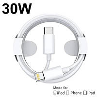 Оригінальний 30 Вт PD Швидка зарядка USB типу C до кабелю Lightning для Apple iPhone 14 13 12 11
