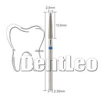 БОР АЛМАЗНИЙ СИНІЙ 2,5 ММ Х 15 ММ - В021