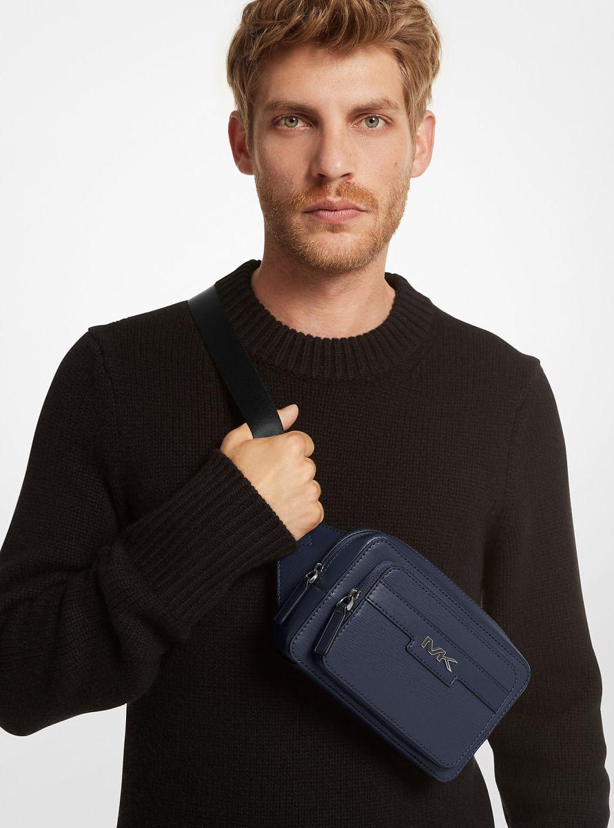 Чоловіча поясна сумка-слінг Michael Kors з логотипом оригінал