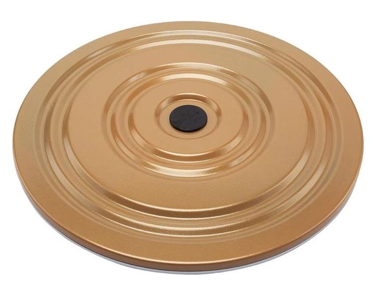 Диск здоров'я (диск Грація) металевий Sportko, діаметр 28 см, різний. кольору бронзовий із білим