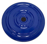 Диск здоровья (диск Грация) металлический Sportko, диаметр 28 см, разн. цвета синий с белым