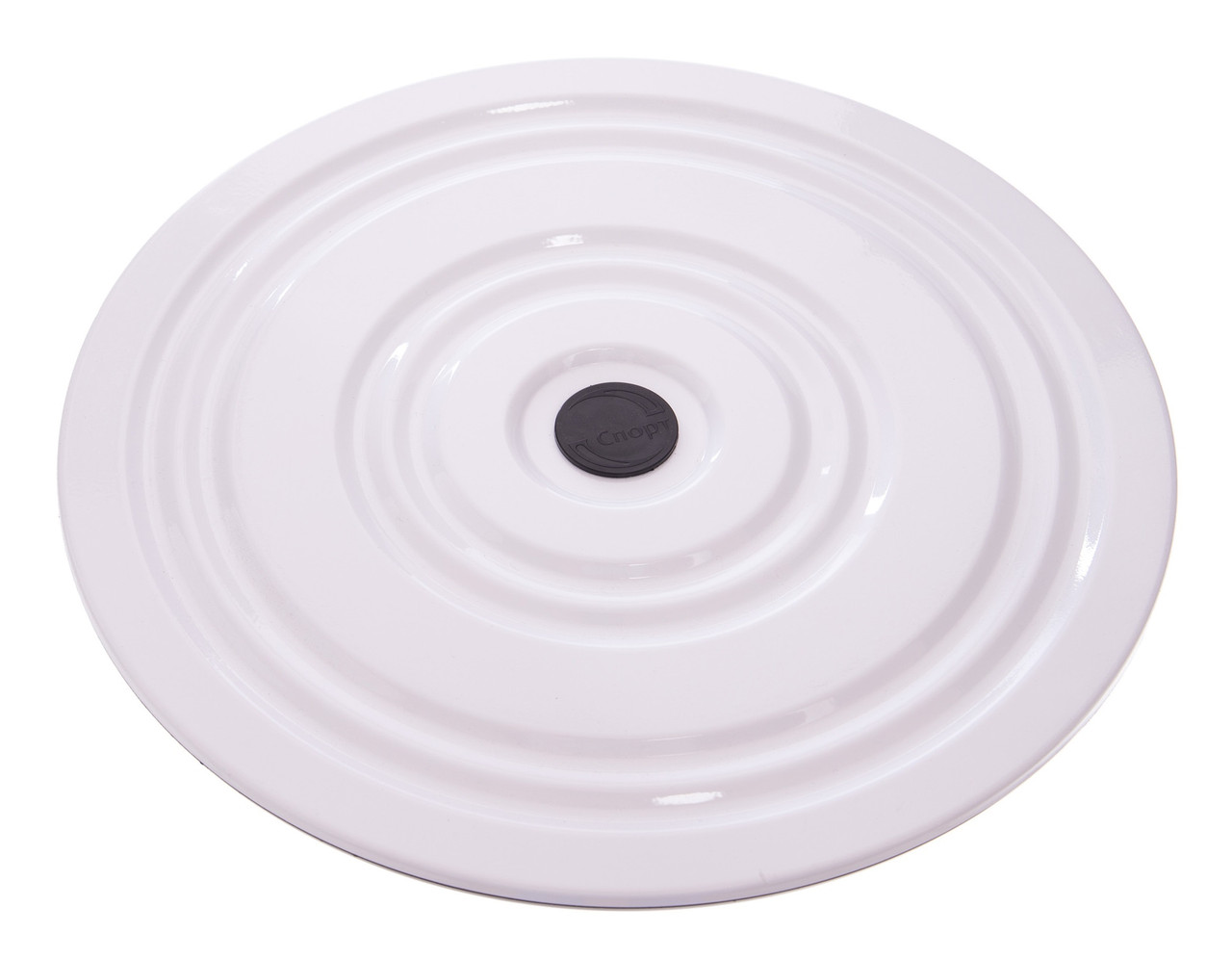 Диск здоров'я (диск Грація) металевий Sportko, діаметр 28 см, різний. кольору чорний з білим