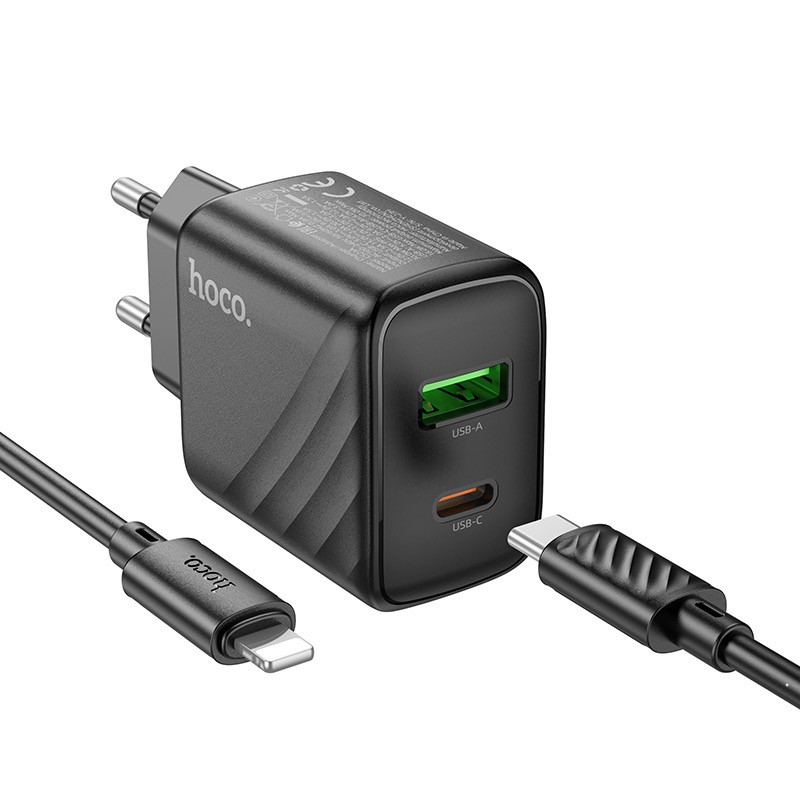 Мережевий зарядний пристрій Hoco CS22A Value PD30W (блочок без кабелю), фото 1