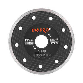 Алмазний диск Dnipro-M 115 мм 22,2 мм Solid
