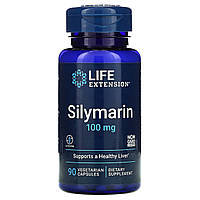 Силимарин, Silymarin, Life Extension, 100 мг, 90 капсул (LEX-18849)