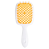 Расческа для волос Superbrush Plus Hollow Comb бело-оранжевая