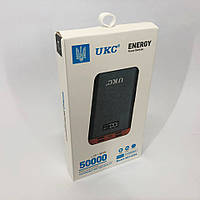Аккумулятор портативный павербанк POWER BANK UKC ART-4148/4204. 50000mah, 4USB, внешний аккумулятор