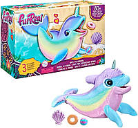 УЦЕНКА! Интерактивная игрушка FurReal Нарвал радужный Вэйви дельфин FurReal Wavy Narwhal Interactive Toy