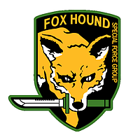 Шеврон группа спецназа "fox hound special force group" Шевроны на заказ Шевроны на липучке ВСУ (AN-12-1248-2)