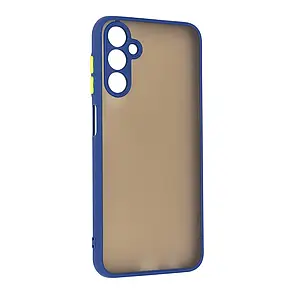 Чохол Matte Armor Samsung A14 4G/5G Blue — Yellow, фото 1