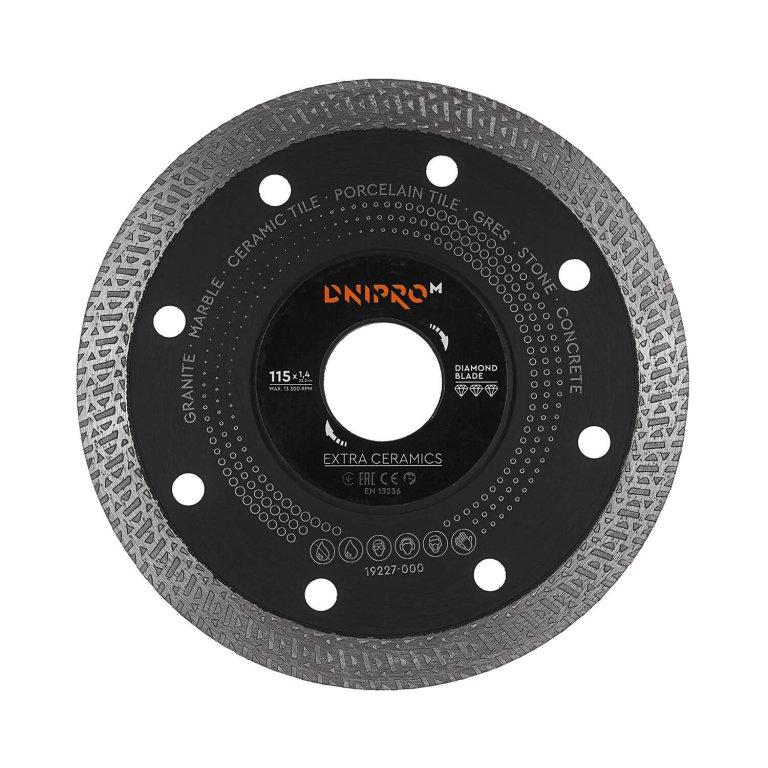 Алмазний диск Dnipro-M Extra-Ceramics 115 мм 22,2 мм