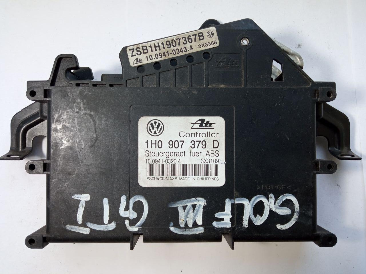 Електронний блок керування Volksagen Golf 3 GTi Atc 10.0941-0320.4 / 3x3 109 / 1H0 907 379 D