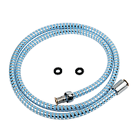 Шланг для душу ½" PVC 2-х шаровий синій 150см TAU XB-1483 (9891671)