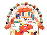 Килимок дитячий музичний у комплекті 5 іграшок підвісок Червоний (105)