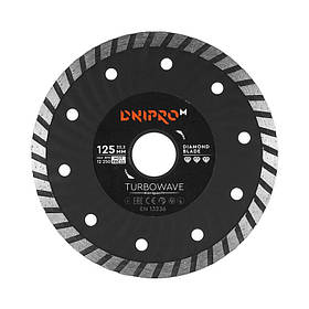 Алмазний диск Dnipro-M 125 22.2 Turbowave