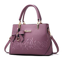 Жіноча сумка з квітами Фіолетова сумочка для жінок Salex