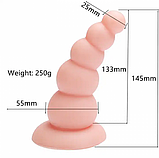 Анальний стимулятор піраміди на присоску 14 см, Пробка для анального сексу та фістинга, Інтимні іграшки, фото 7
