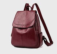 Женский городской рюкзак Кенгуру прогулочный, небольшой рюкзачок для девушек Красный Salex Жіночий міський
