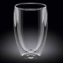 Прозора склянка з подвійним дном зі скла для латте 320 мл, фото 2