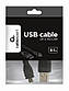 Кабель Cablexpert USB - micro USB V 2.0 (M/M), 0.1 м, чорний (CCP-mUSB2-AMBM-0.1M), фото 4