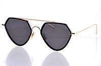 Черные женские солнцезащитные очки для женщин на лето Salex Чорні жіночі сонцезахисні окуляри для жінок на