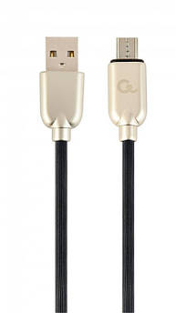 Кабель Cablexpert (CC-USB2R-AMmBM-1M) USB 2.0 A - microUSB, преміум, 1м, чорний