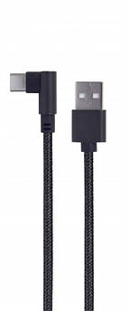 Кабель Cablexpert USB — USB Type-C (M/M), 0.2 м, чорний (CC-USB2-AMCML-0.2M)