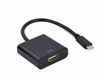 Адаптер Cablexpert USB Type-C — HDMI (M/F) Black (A-CM-HDMIF-03)
