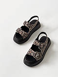 Босоніжки із леопардовим принтом, фото 2