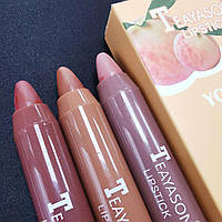 Набор 3 в 1 Губные помады-карандаши Teayason Lipstick матовые в разных цветовых нюдовых гаммах