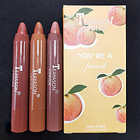 Губная помада-карандаш Teayason Lipstick матовая в разных цветовых гаммах