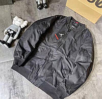 Бомбер куртка Джордан NIKE AIR JORDAN WINGS MA-1 JACKET BLACK ветровка