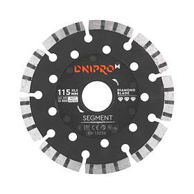Алмазний диск Dnipro-M 115 мм 22,2 мм Segment