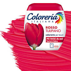 Краска для одежды Coloreria Italiana Rosso tulipano Красный тюльпан  350 грам, фото 2