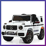 Дитячий електромобіль на акумуляторі джип Mercedes M 4179 на радіокеруванні для дітей 3-8 років білий, фото 2