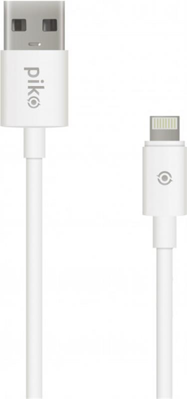 Кабель Piko CB-UL11 USB-Lightning 1.2 м White (1283126496165), фото 1