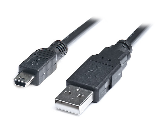 Кабель REAL-EL USB - mini USB V 2.0 (M/M), 1.8 м, чорний (EL123500006), фото 1