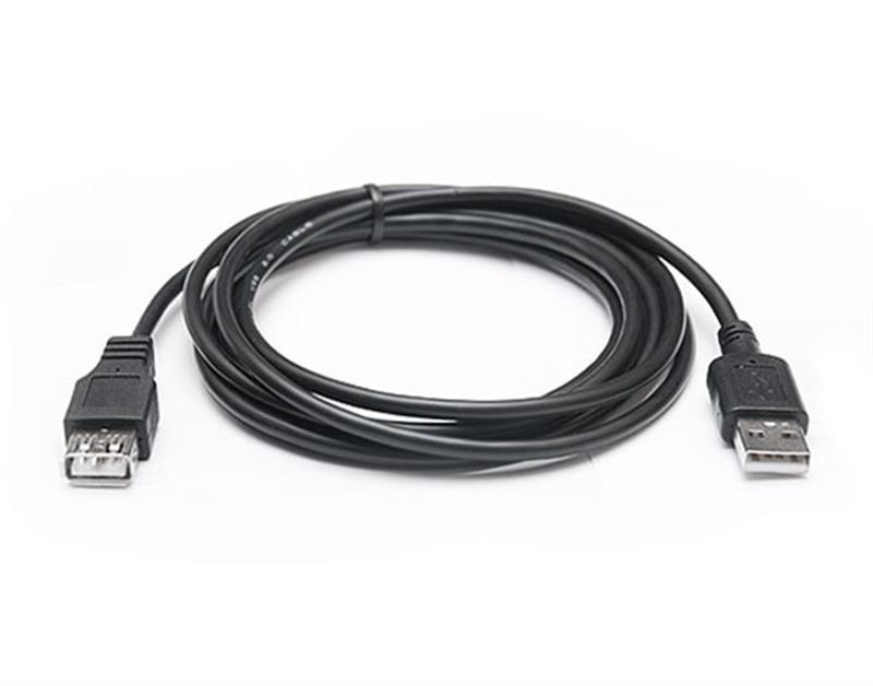 Кабель REAL-EL Pro USB - USB V 2.0 (M/F), 3 м, чорний (EL123500029), фото 1