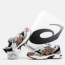 Кросівки чоловічі сірі Asics Gel-1130 x Hal Studio Grey Brown Black (14690), фото 7