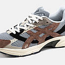 Кросівки чоловічі сірі Asics Gel-1130 x Hal Studio Grey Brown Black (14690), фото 9