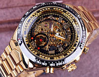 Наручные Мужские механические часы для мужчины Winner Skeleton Salex Наручний Чоловічий механічний годинник